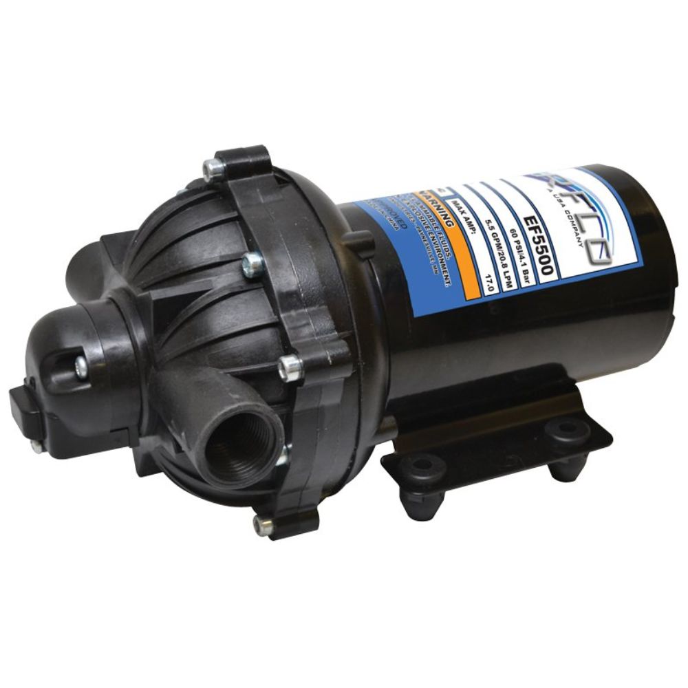 Everflo 5.5GPM EF5500 Demand Pump – 12v – 20.8LPM 4.1 Bar