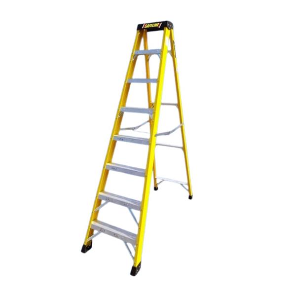 Safeline 8 Step Ladder Fibre Glass FIB8