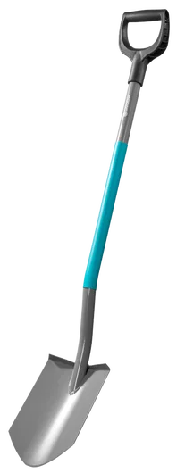 Gardena ClassicLine pointed spade, spade for the garden, D-handle, with footrest, steel 17051-20