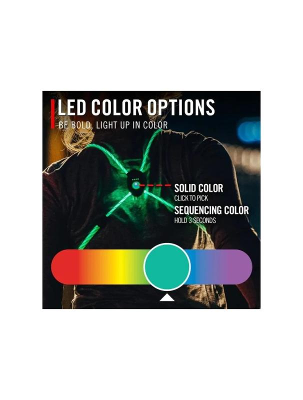 Coast LH150 luminous safety vest Micro-USB incl. Zithion