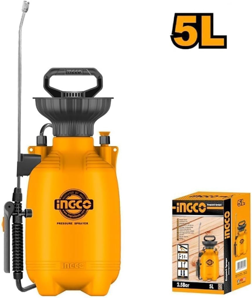 Ingco 5lt Garden Water Pressure Sprayer HSPP30502