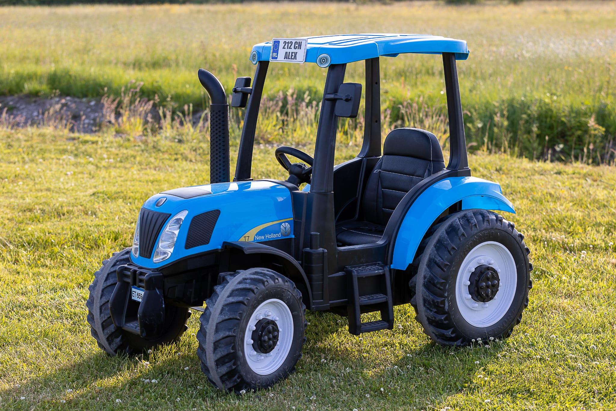 Kids Ride On Licenced New Holland Tractor 24v Monaghan Hire