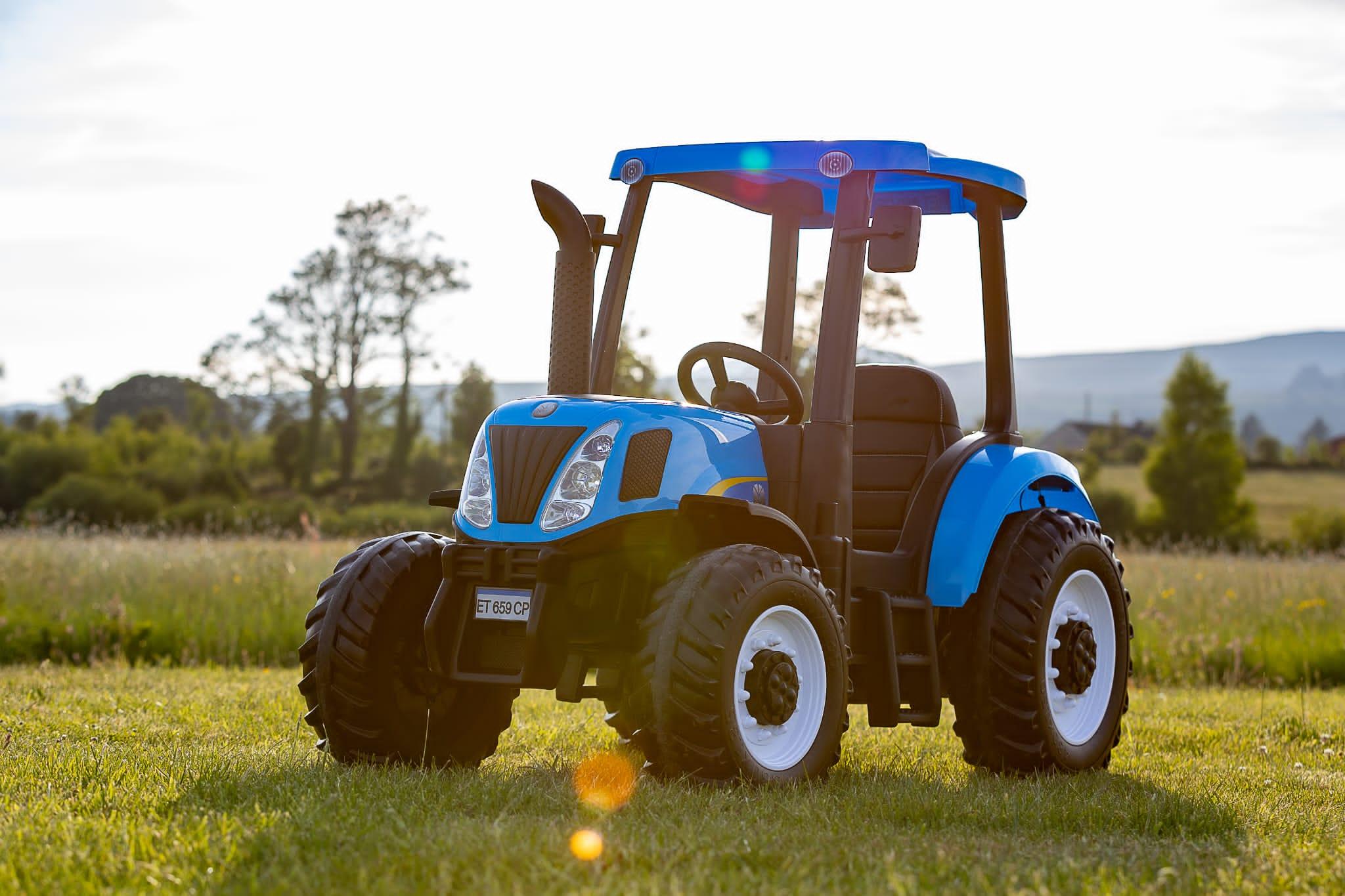 Kids Ride On Licenced New Holland Tractor 24v Monaghan Hire