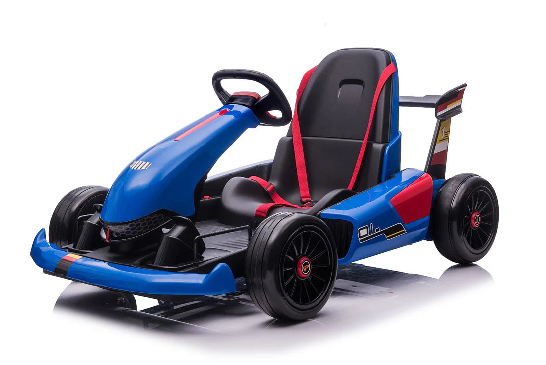 Kids Ride On Electric Drift Go-Kart with Parental Control – High-Speed Fun & Safety 24V