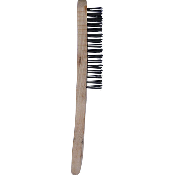 Jefferson Wooden Handle Mild Steel Wire Brush (JEFBRWCS01)