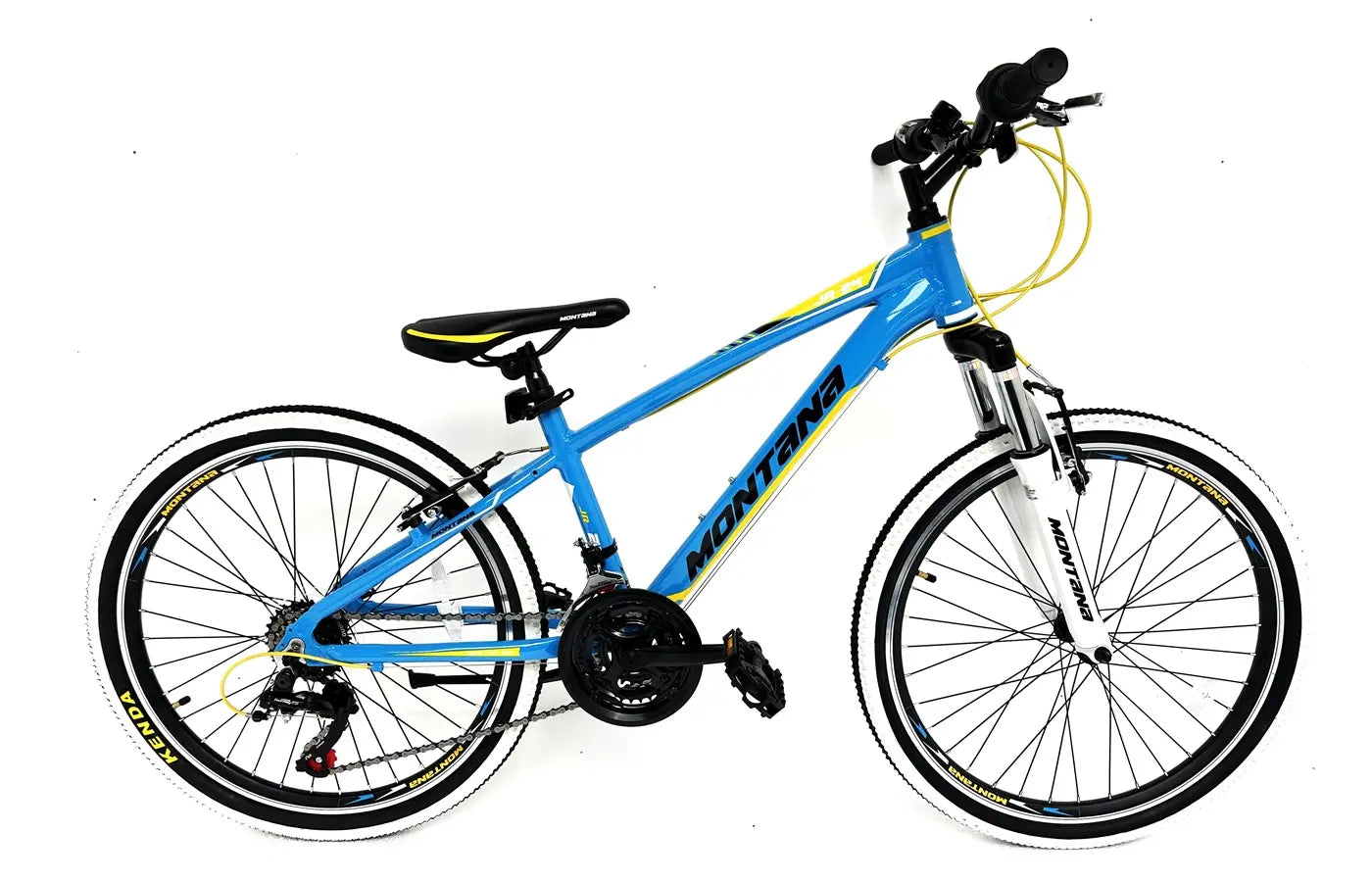 MONTANA JUNIOR 24" BLUE-YELLOW BIKE