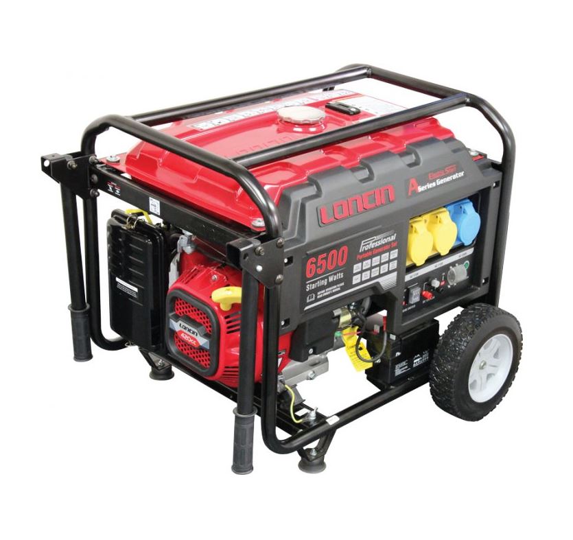 Loncin LC6500D-AS petrol AVR generator