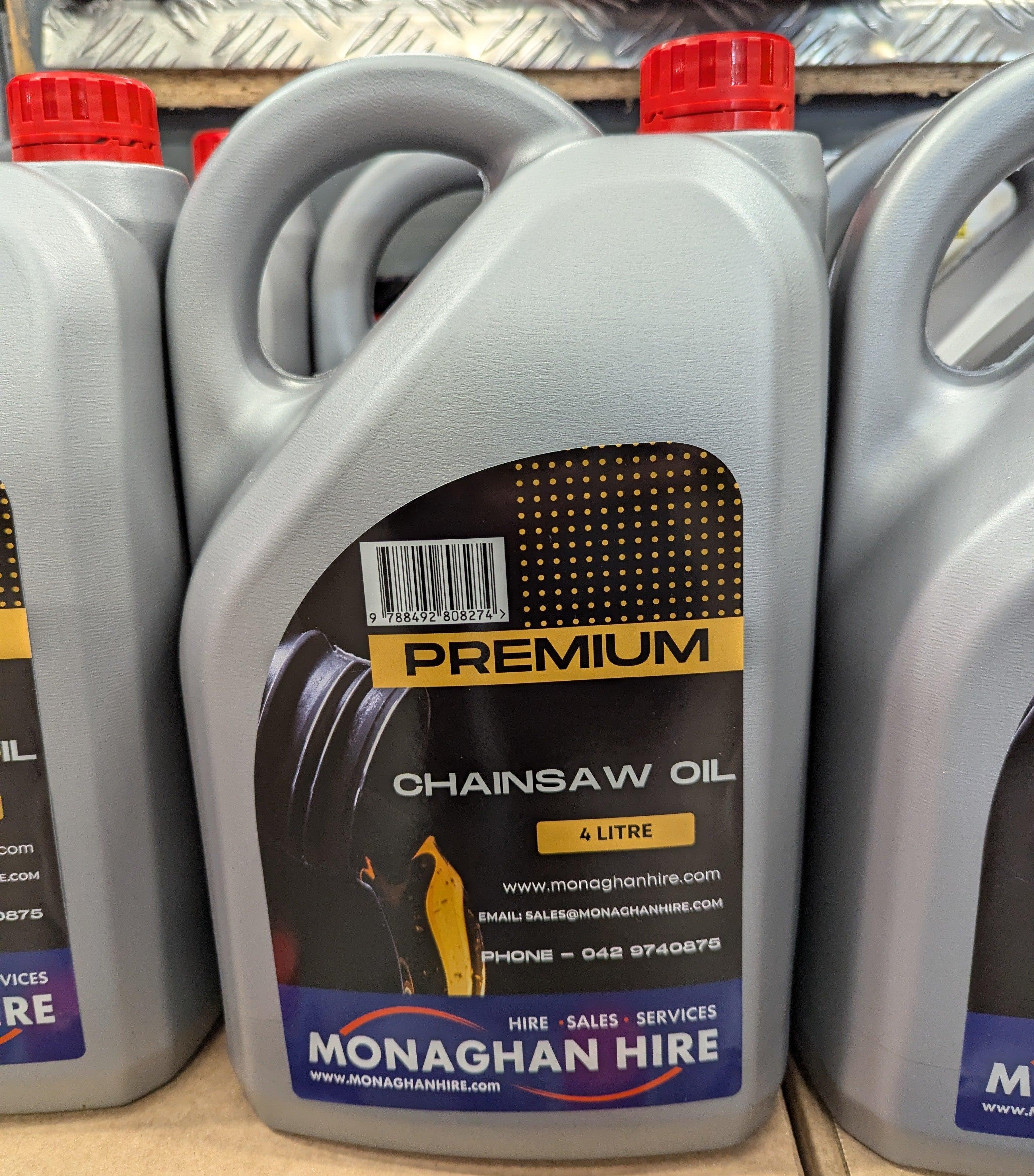 Monaghan Hire Premium Chainsaw Oil (4 Litre)