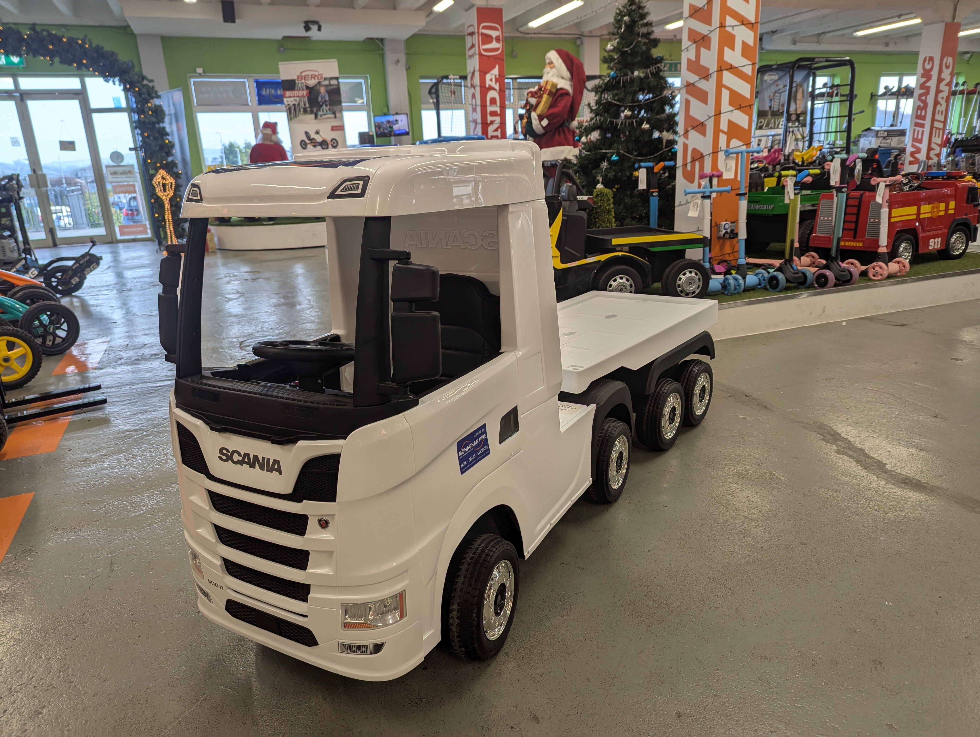 Kids Ride On Scania Benz Truck & Trailer