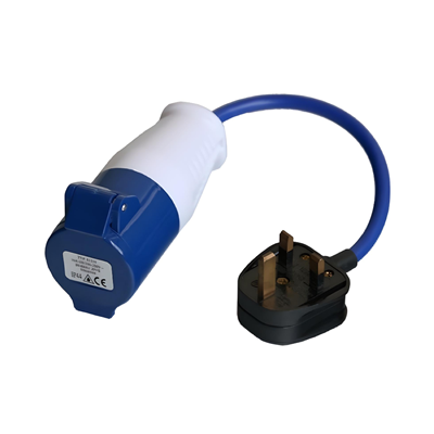 Power 35cm Fly Lead 1.5sq 240V Plug to 16A Socket