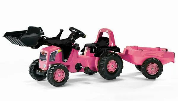 Rolly Kid Pink Tractor, Trailer & Loader S26/02453