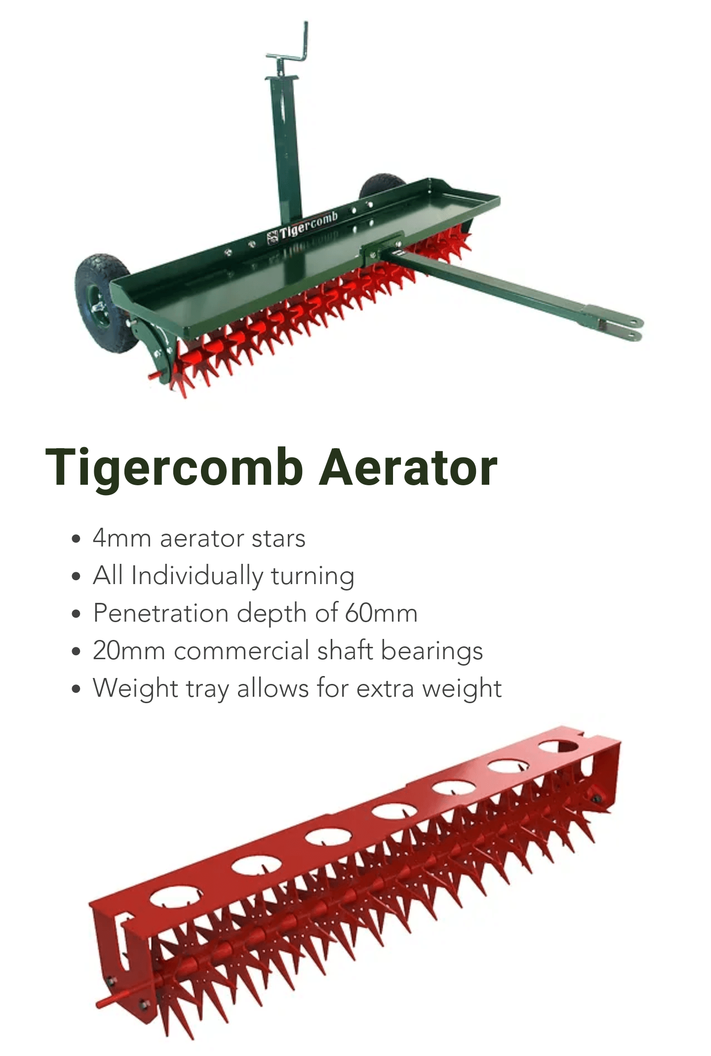 Tigercomb Aerator Monaghan Hire