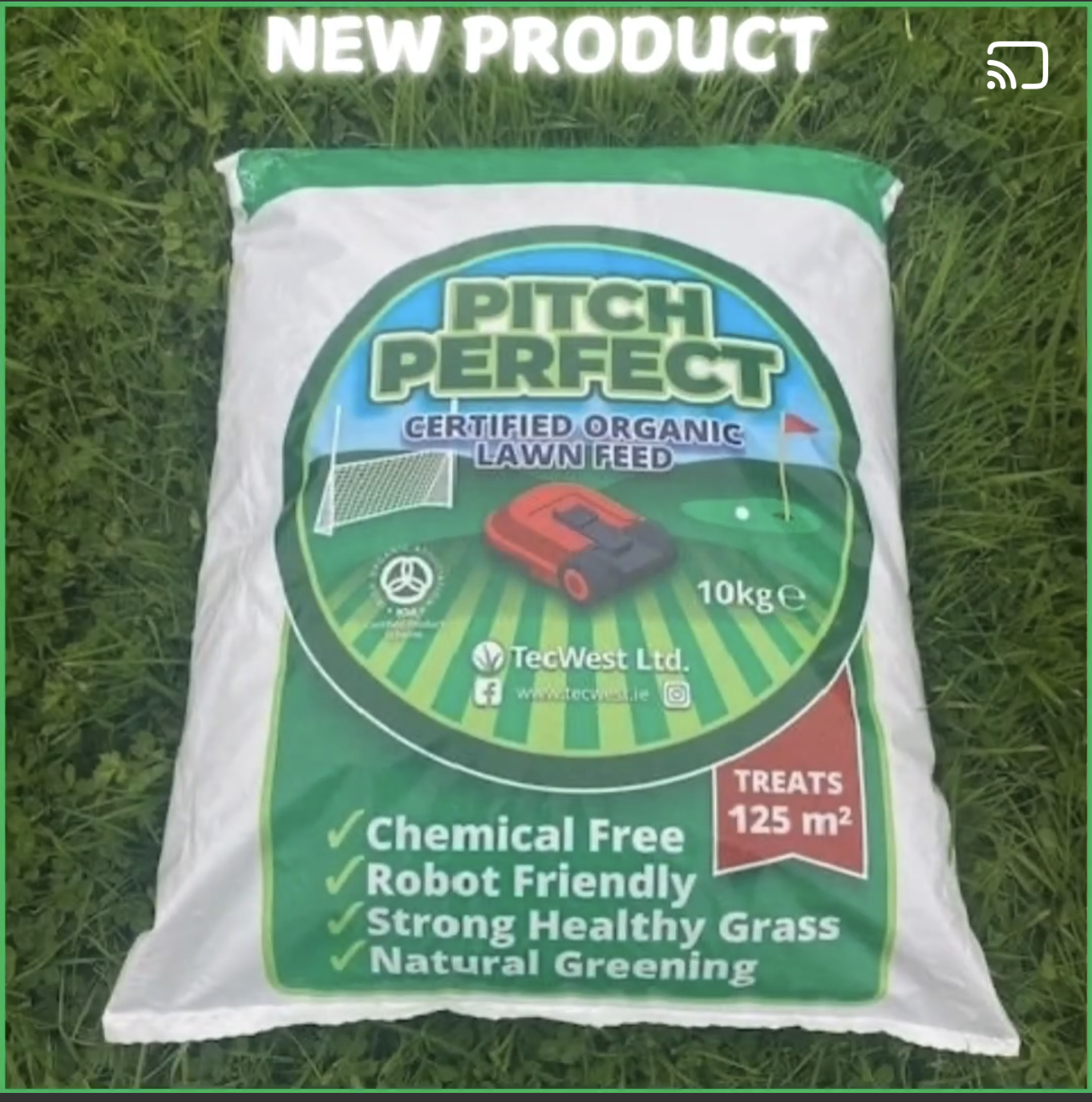 Pitch Perfect Certified Organic Lawn Feed 10kg