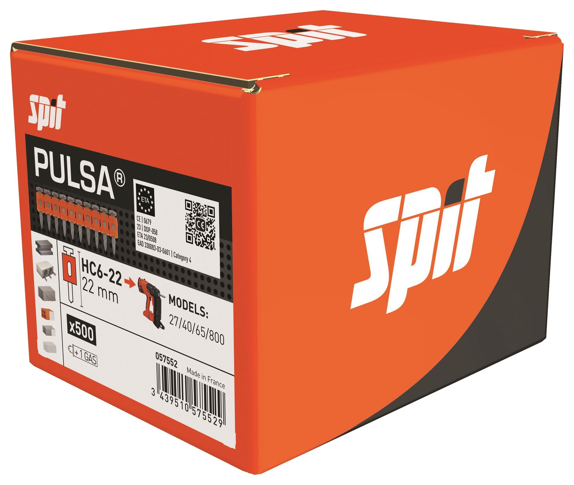 Spit Pulsa Nails With Gas HC6 22mm 057552