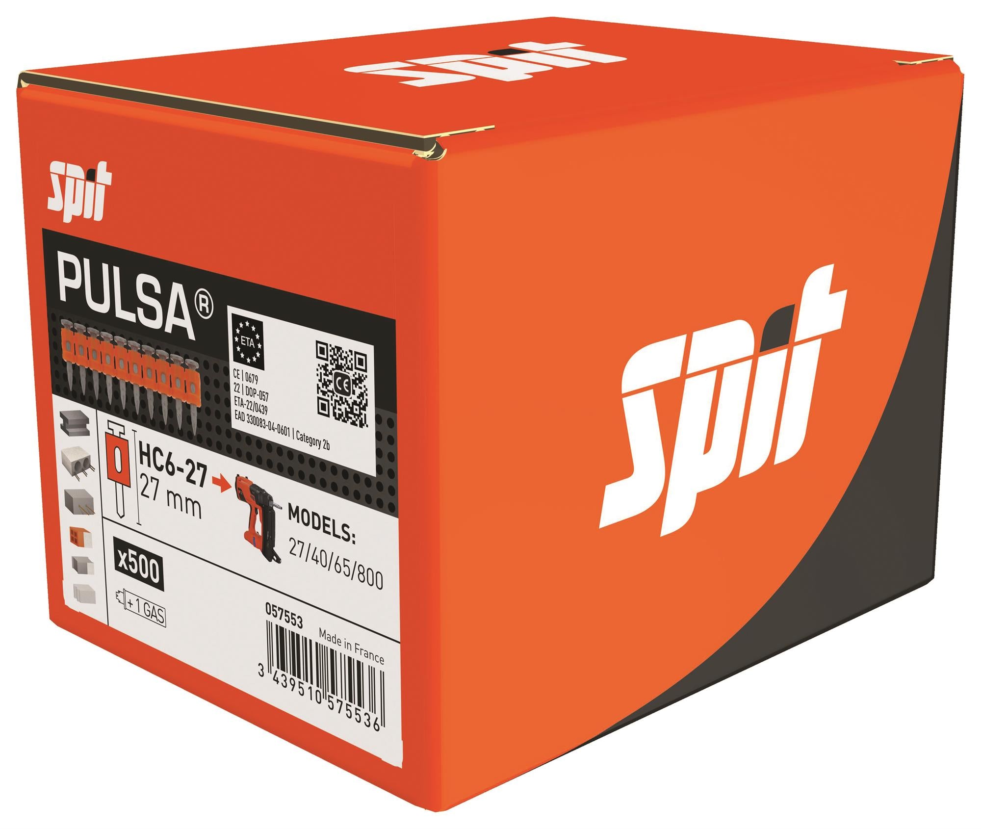 Spit Pulsa Nails with gas HC6 27mm 057553