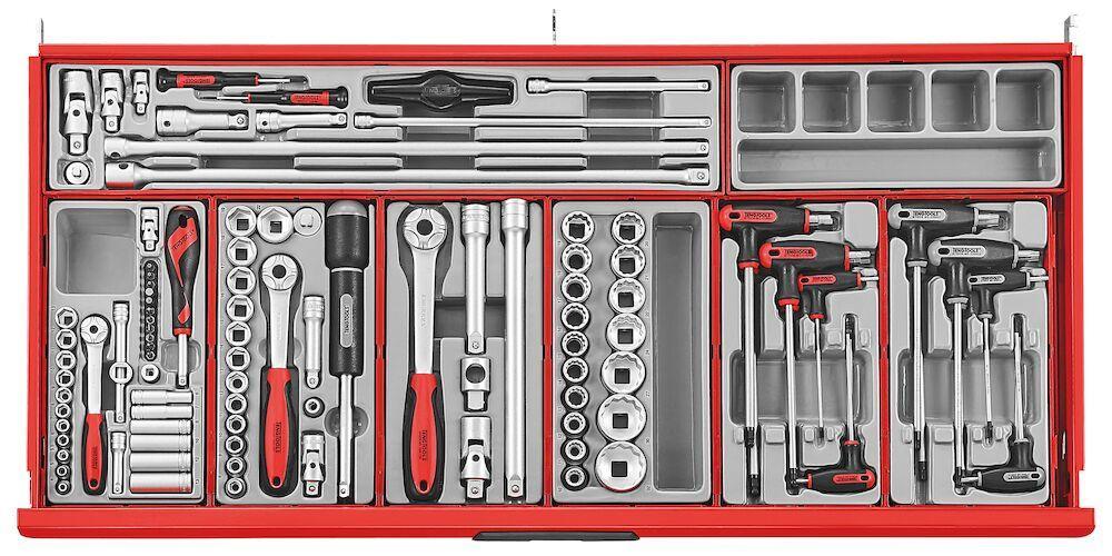 TengTools 37" PRO CABINET TT TOOL KIT 622 PIECES RED TCMM622N TengTools