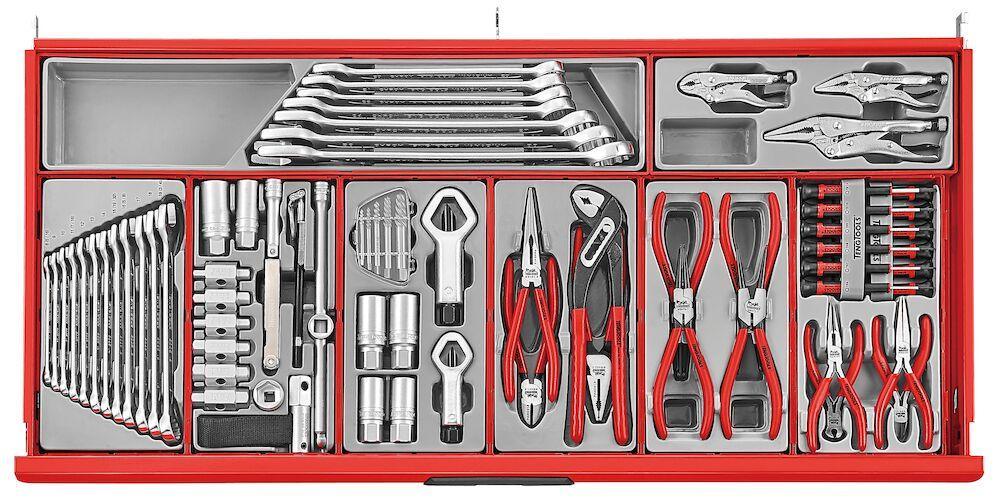 TengTools 37" PRO CABINET TT TOOL KIT 622 PIECES RED TCMM622N TengTools