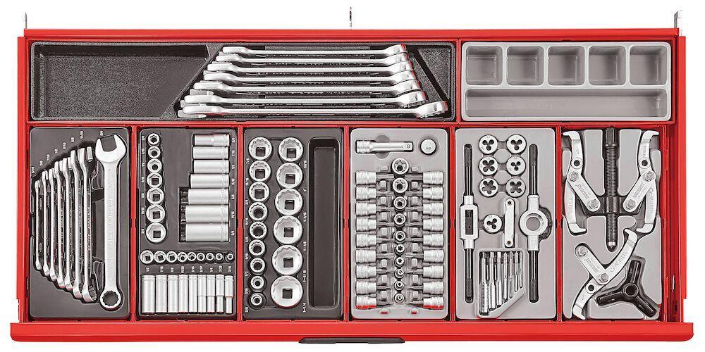 TengTools 37" PRO CABINET TT TOOL KIT 622 PIECES RED TCMM622N TengTools