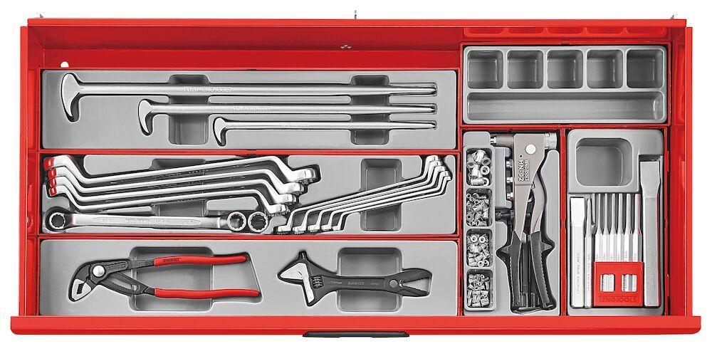 TengTools 37" PRO CABINET TT TOOL KIT 622 PIECES RED TCMM622N TengTools