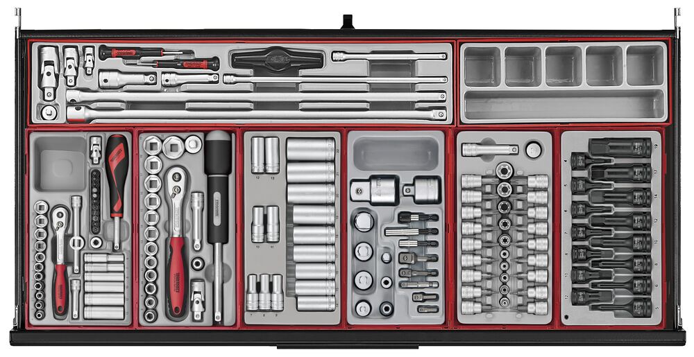 37" PRO35™ roller cabinet tool kit 1008 pieces black & nbsp TKW37B1008T