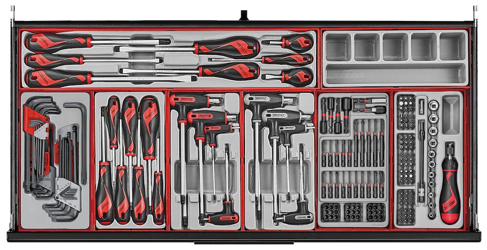 37" PRO35™ roller cabinet tool kit 1008 pieces black & nbsp TKW37B1008T