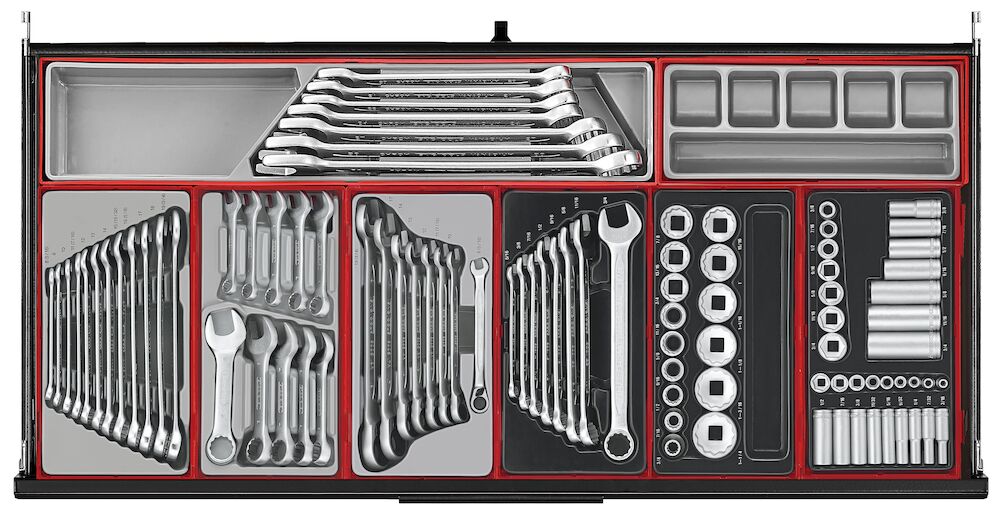 37" PRO35™ roller cabinet tool kit 1008 pieces black & nbsp TKW37B1008T