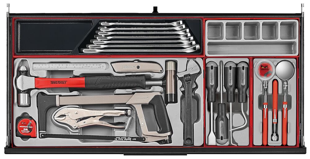 37" PRO35™ roller cabinet tool kit 1008 pieces black & nbsp TKW37B1008T