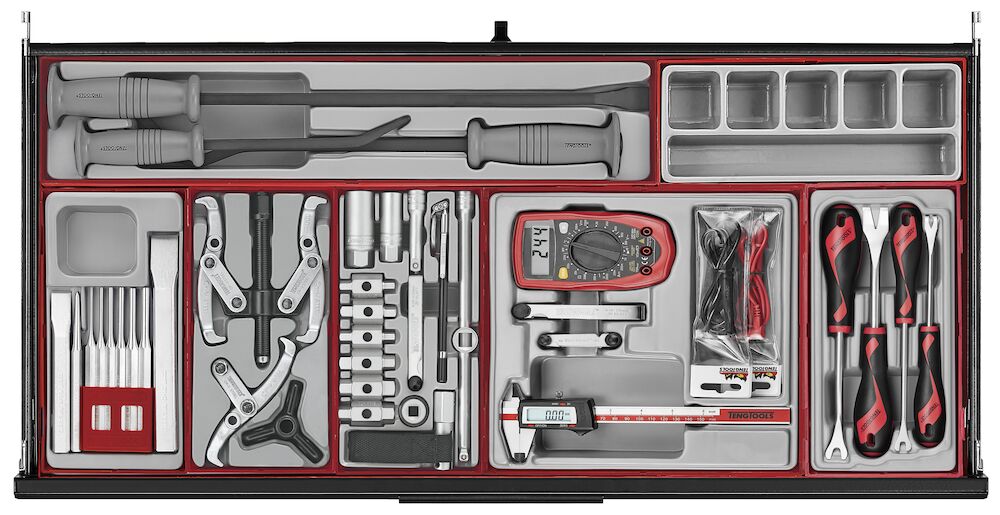 37" PRO35™ roller cabinet tool kit 1008 pieces black & nbsp TKW37B1008T