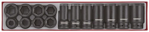 TENGTOOL TTX9415  3/4" Impact Socket Set DIN TTX4 15 Pieces