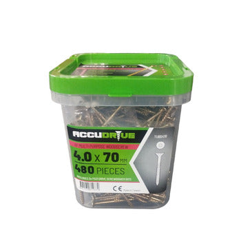 Tub 4X70 Accudrive Screws (TUB QTY 480)