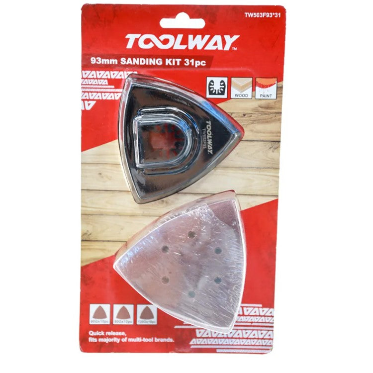 Toolway 93mm Sanding Kit X31