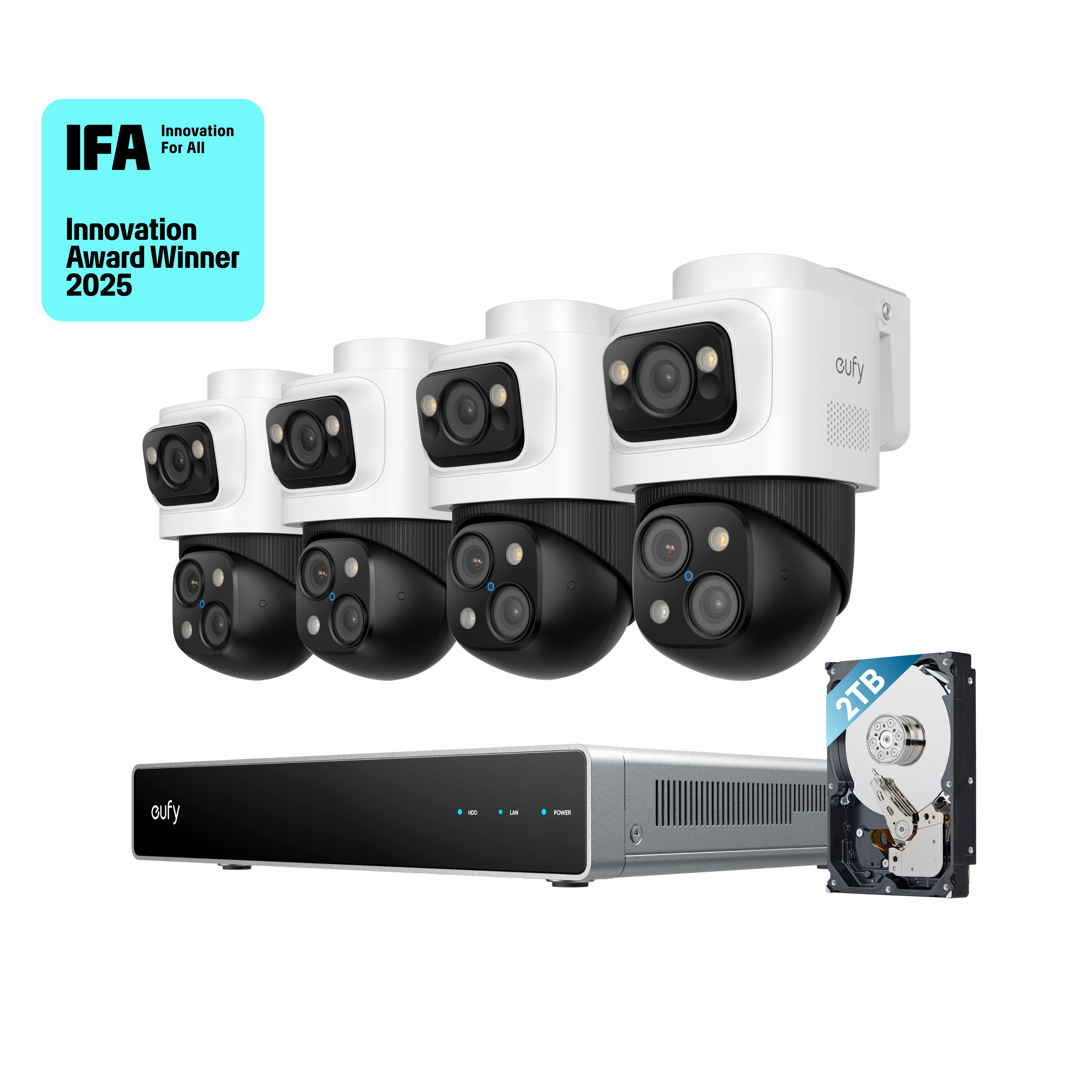 eufy PoE NVR CCTV Security System S4 Max E8E00321
