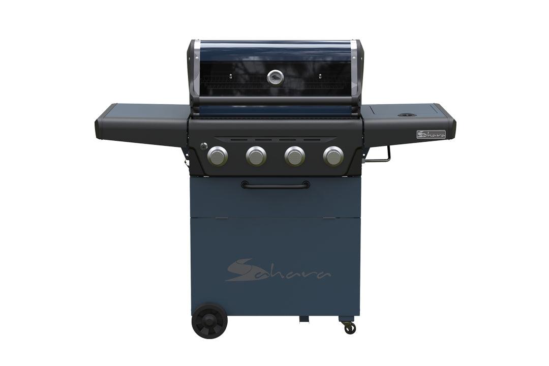 Sahara X450 4 Burner BBQ Smokey Teal Monaghan Hire