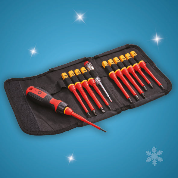 FAITHFUL 13 Piece Quick Change VDE Screwdriver Set XMS24VDEKIT