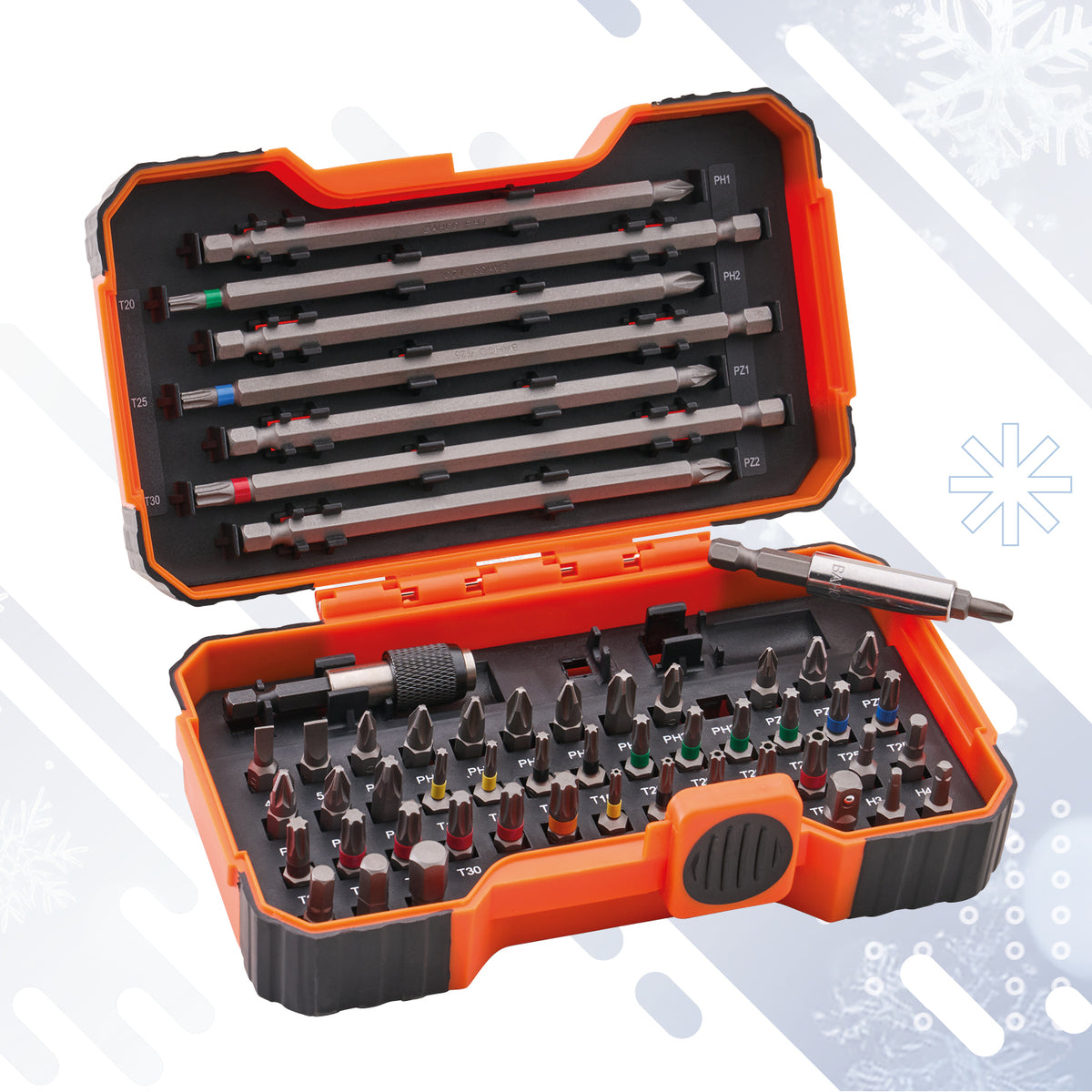 BACHO 54 Piece Colour Coded Bit Set XMS26BIT54