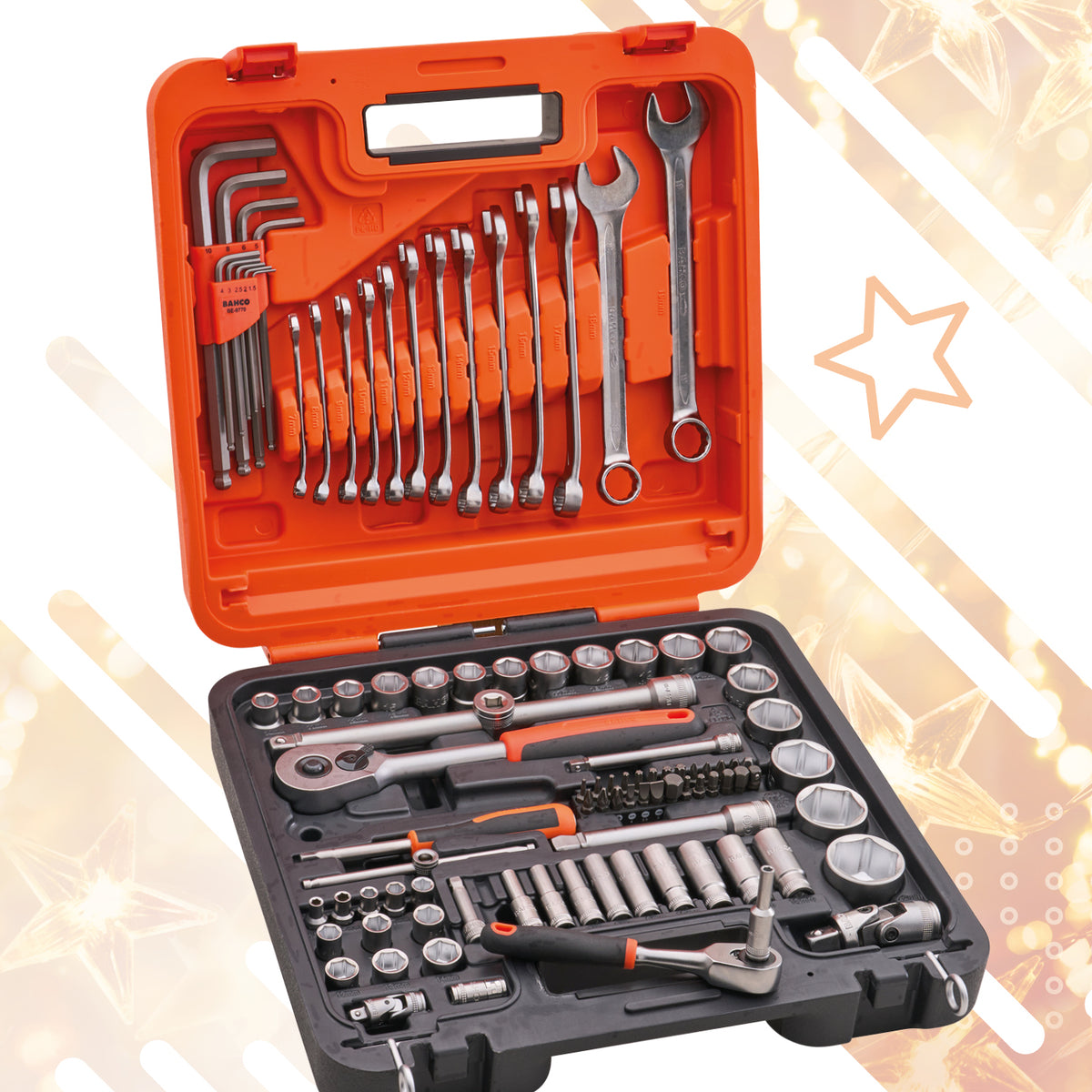 BACHO 98 Piece Socket & Mechanics Set XMS26S98