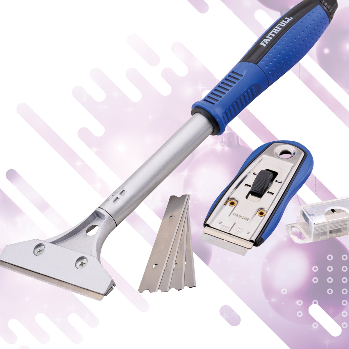 FAITHFULL SCRAPER COMBI PACK XMS26SCRAPER