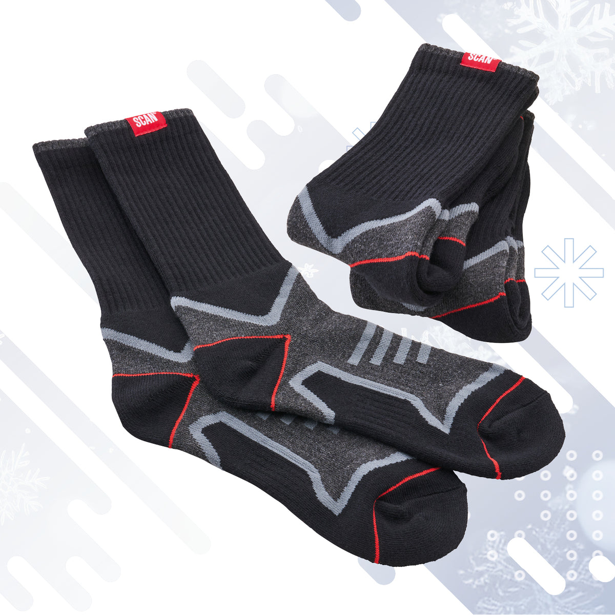 Scan Work Socks Triple Pack XMS26SOCKS