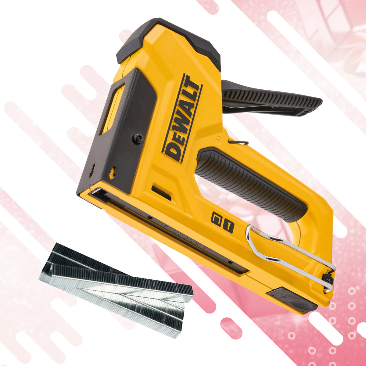 DEWALT 2-IN-1 HEAVY DUTY HAND TACKER WITH 5000 STAPLES XMS26STAPLER