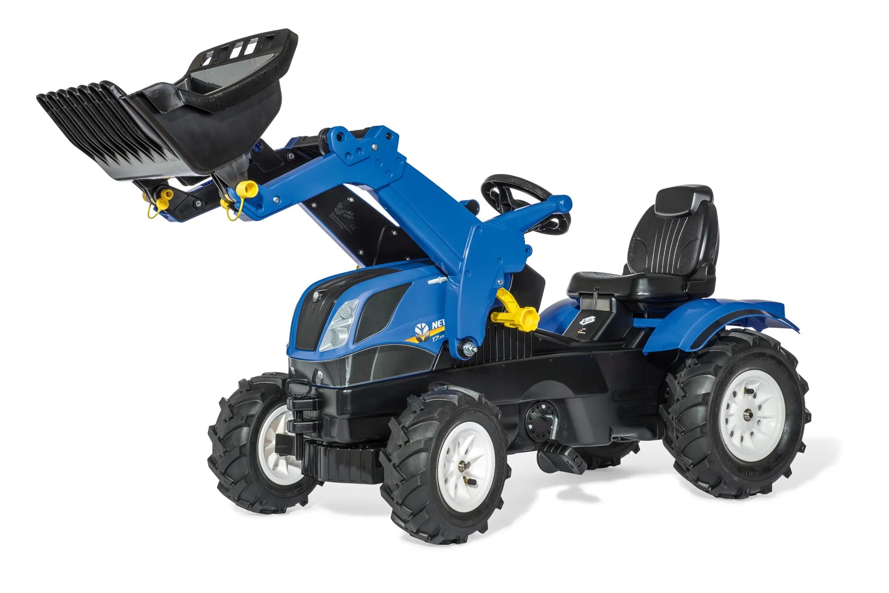 Rolly Kids Farmtrac New Holland Pedal Tractor with Pump Tyres S26/61127