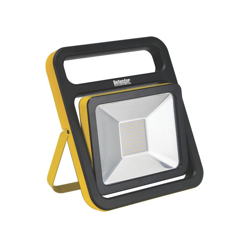 Defender E206014 LED Slim 110 volt 50w Folding Work Site Light (3for2)