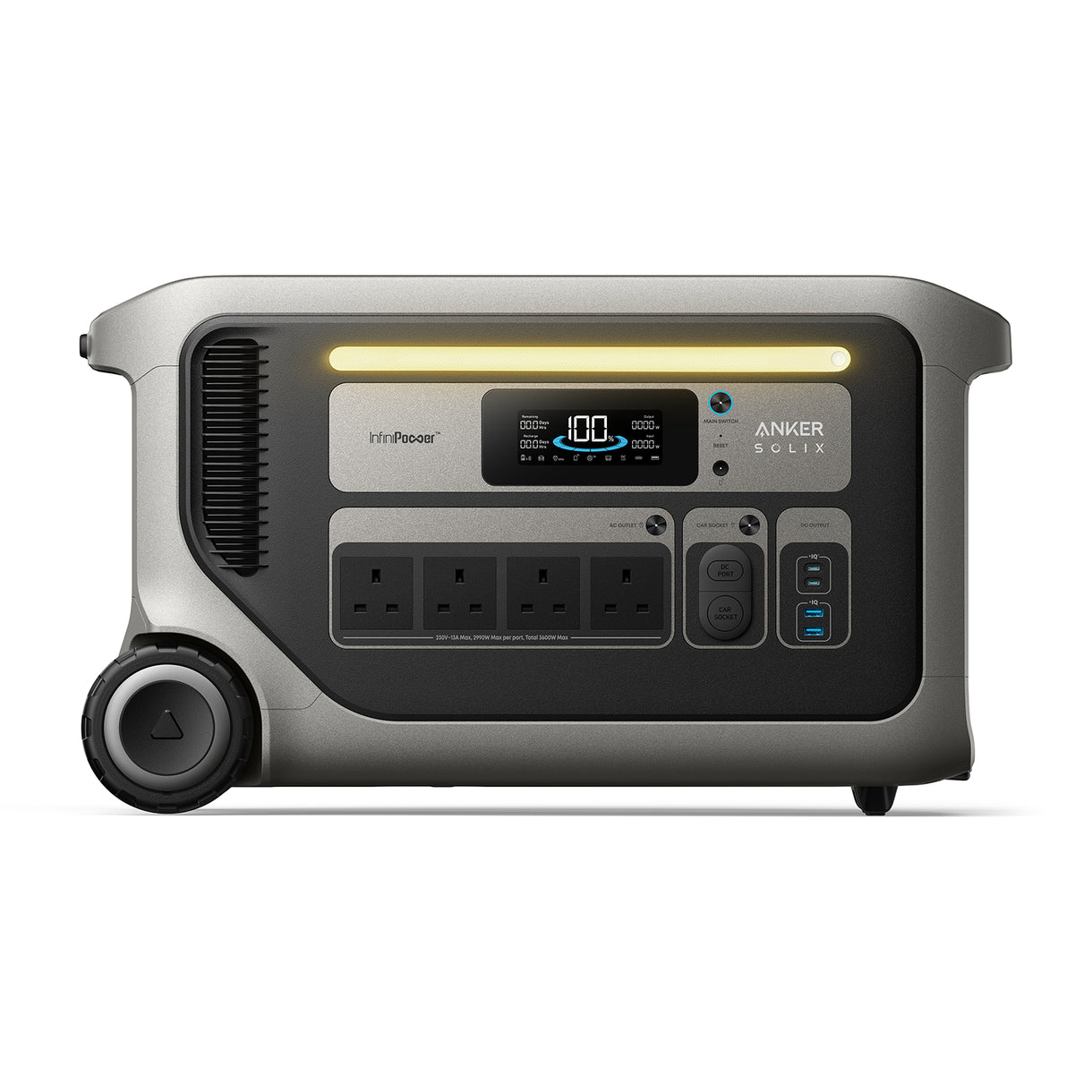 Anker SOLIX F3000 Portable Power Station - 3,072Wh | 3,600W A1782211