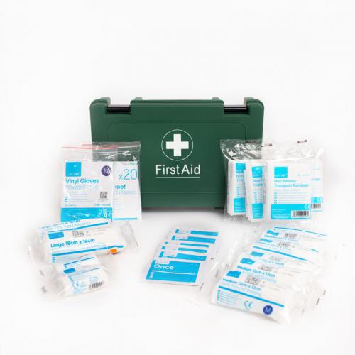 10 Person First Aid Kit Green