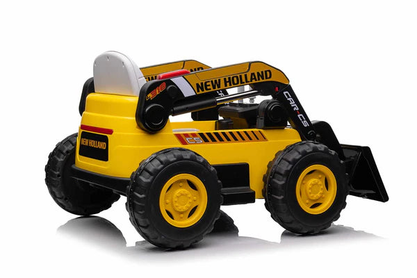 New Holland 4WD Ride-On Electric Bulldozer Kids Ride On 12V