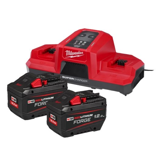 MILWAUKEE M18FORGENRG-1202 12A. NRG KIT 2 x 12A & DUAL SUPER CHARGER  Code: MIL4933498615