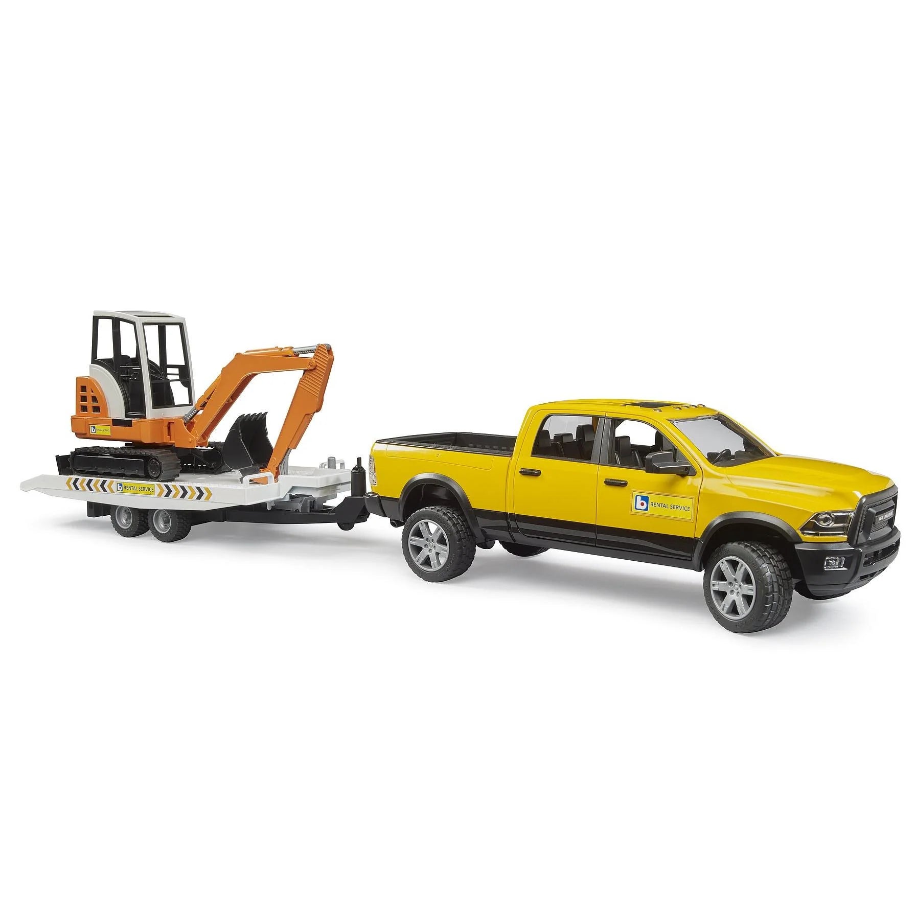 Bruder Ram Rental Service With Excavator