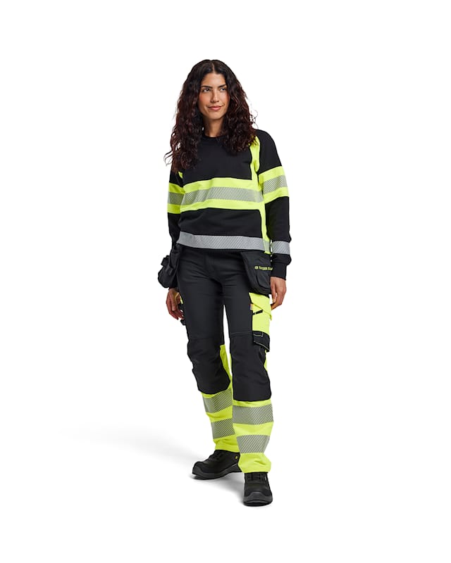 Blaklader 702516489933 7025 Women's Hi-Vis trousers 4-way stretch