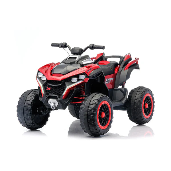 Super Power Electric Quad Ride On ATV 24V - Red