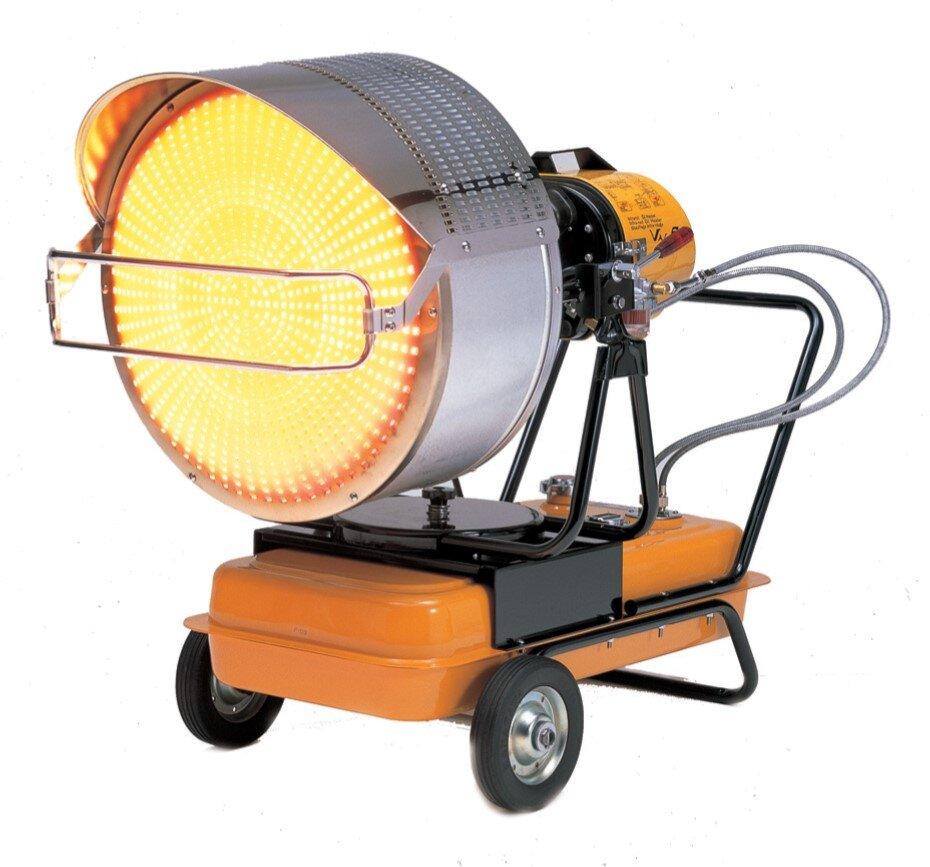 VAL 6 EP6JA Infrared Diesel/Kerosene Heater Monaghan Hire