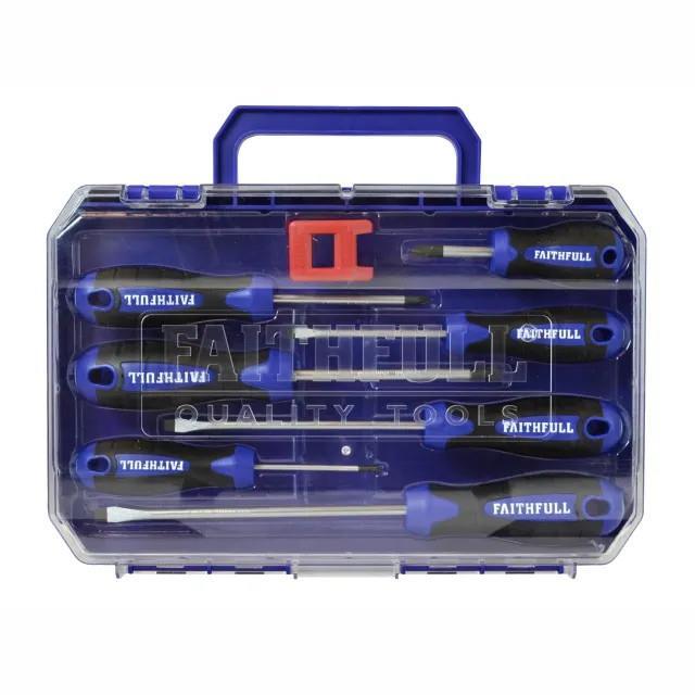 Faithful Screwdriver Set 8Pc Soft Grip Monaghan Hire